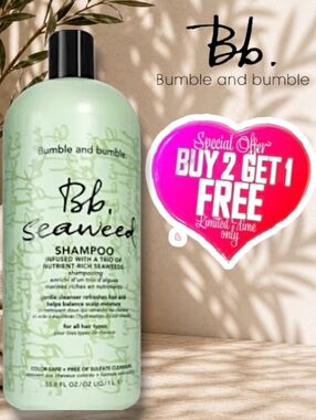 Bumble and Bumble Seawood Marine Nourishing Gentle Shampoo 1 Litre